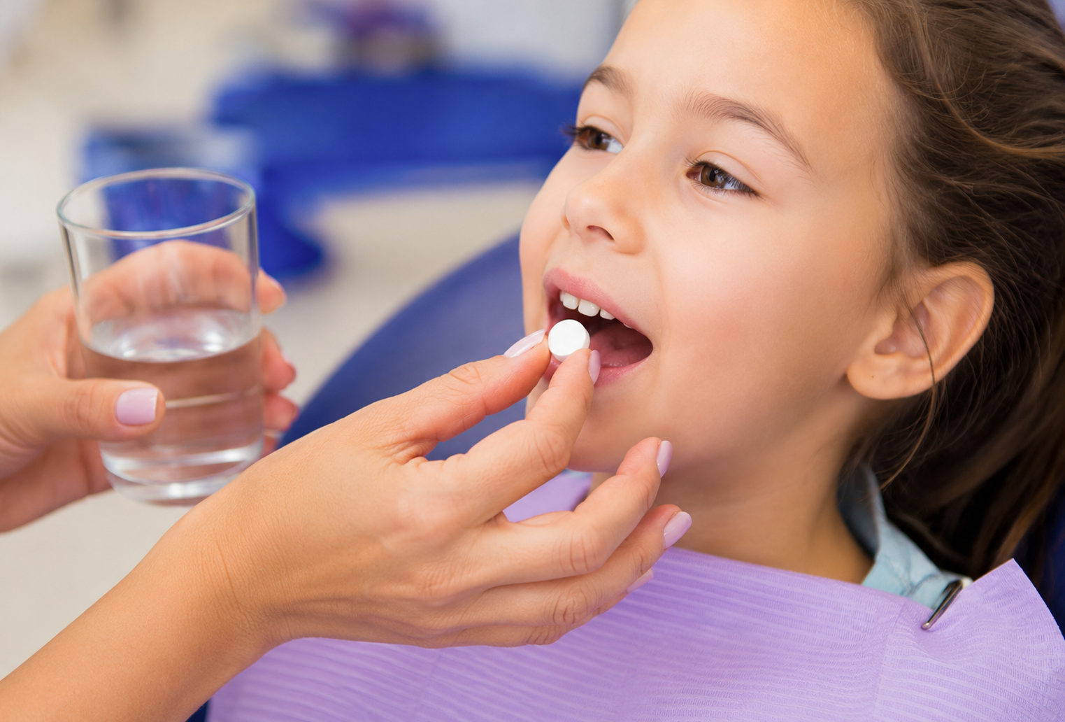kid is taking Oral Sedation